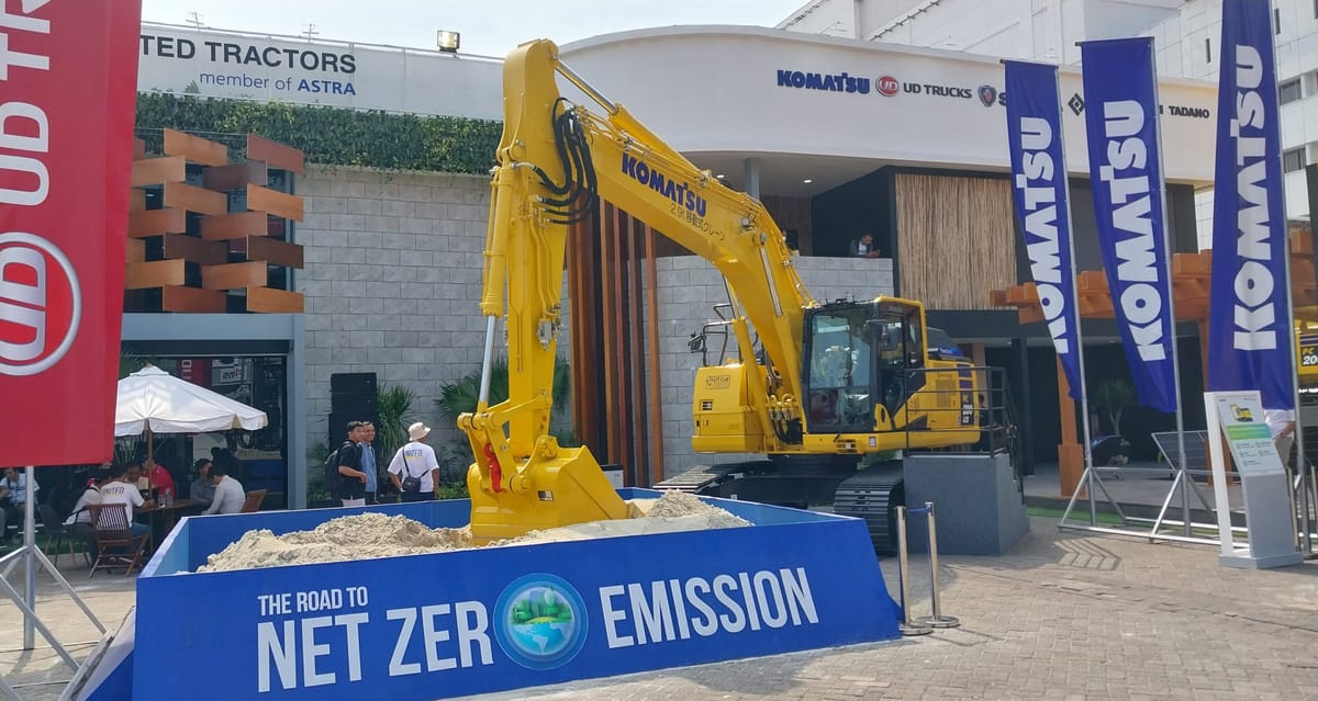 Perdana Di Indonesia, United Tractors Perkenalkan Ekskavator Tenaga Listrik Kelas 20 Ton