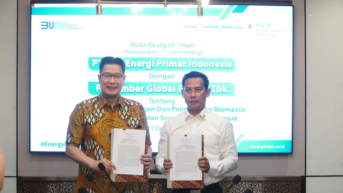 Jamin Rantai Pasok Biomassa, PLN EPI Gandeng Sumber Global Energy Olah Residu Pertanian