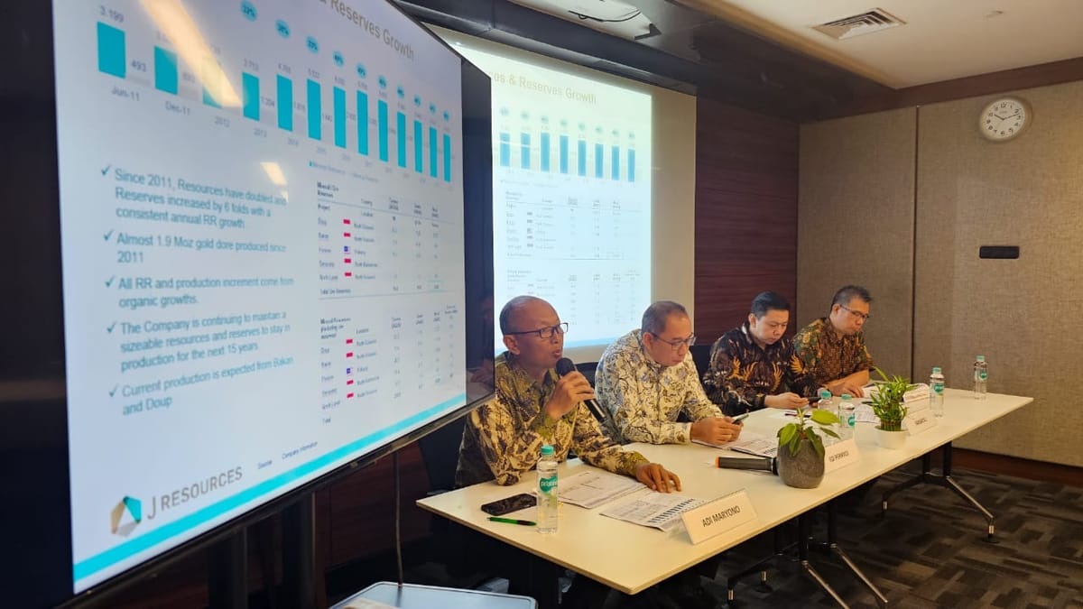 Siap Produksi Di Akhir 2024, Tambang DOUP Bakal Topang Produksi Emas J Resources Di 2025