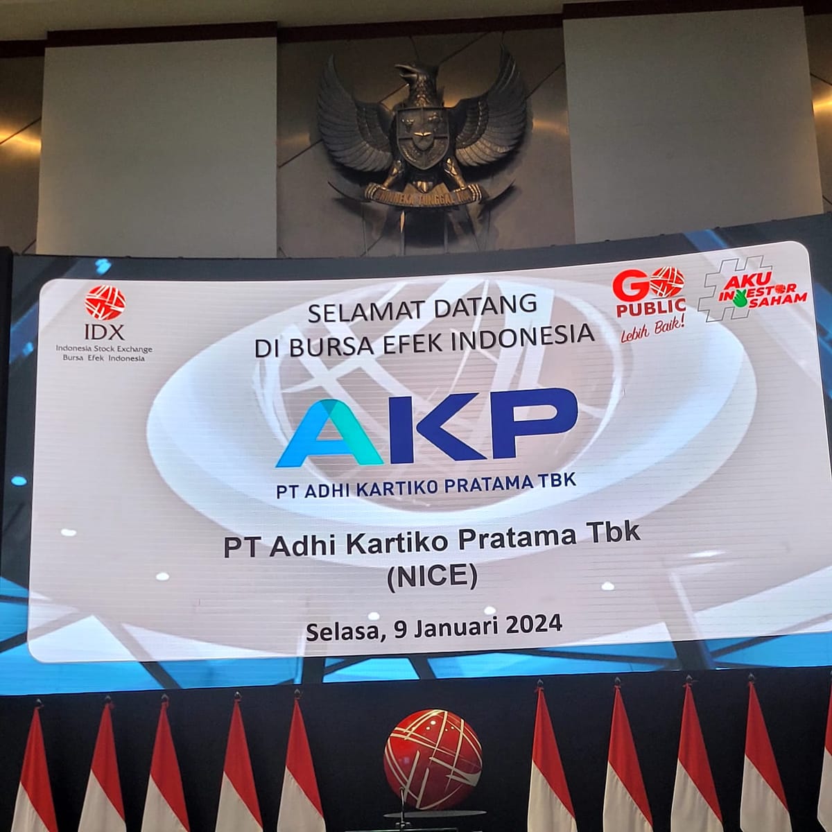 Resmi..PT Adhi Kartiko Pratama,Tbk Melantai Di Bursa Efek Indonesia