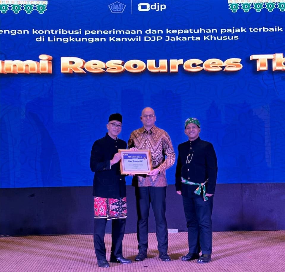 BUMI perusahaan terbaik wajib pajak