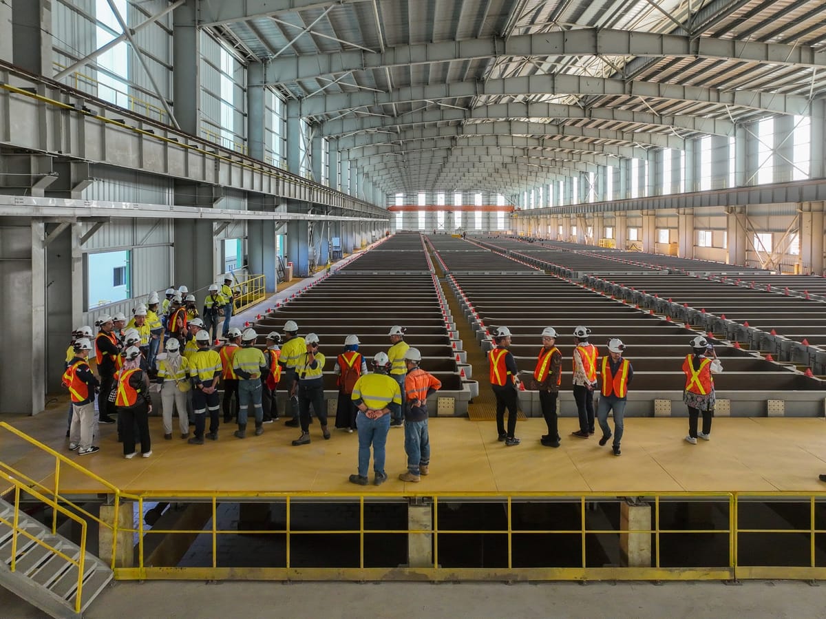 Komisi VII DPR RI Sambangi Smelter Tembaga Milik AMMAN