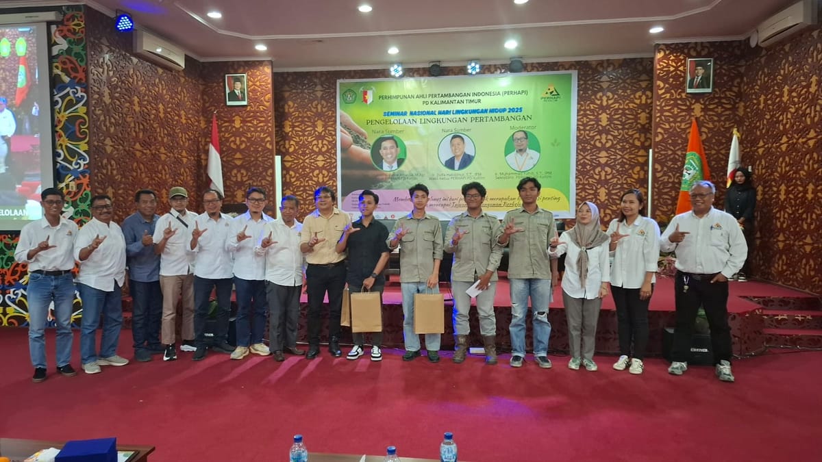 Peringati Hari Lingkungan Hidup Sedunia, PERHAPI PD Kaltim Gelar Seminar Lingkungan