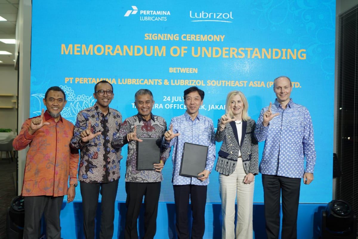PTPL dan Lubrizol Perkuat Keberlanjutan Industri Pelumas Nasional