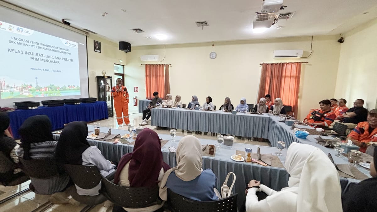 Kembali Gelar Kelas Inspirasi, PHM "Bangun Mimpi" Anak-anak Pesisir