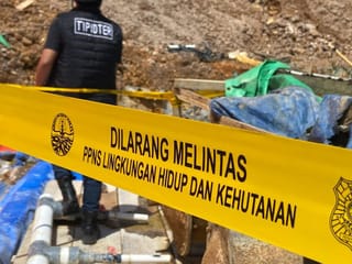 Tim Gakkum Kemenhut Segel Lokasi PETI Di Bolsel
