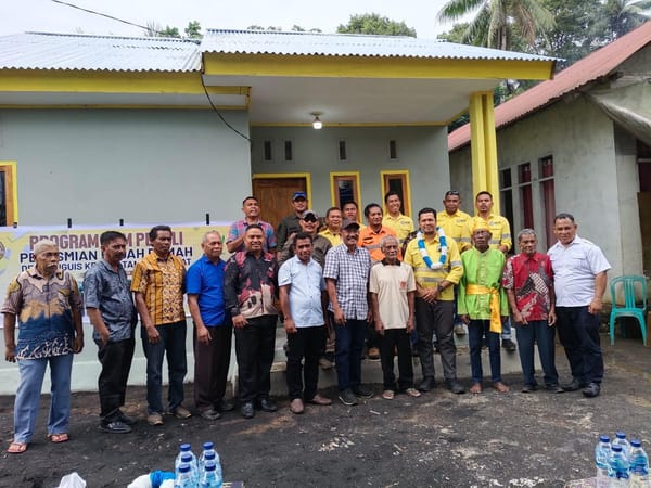 Perkuat Kesejahteraan Warga Lingkar Tambang, NHM Rampungkan Bedah Rumah ke-156