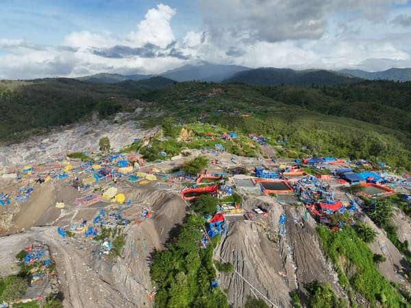 Gakkum ESDM Bongkar Tambang Emas Ilegal di Gunung Botak Maluku