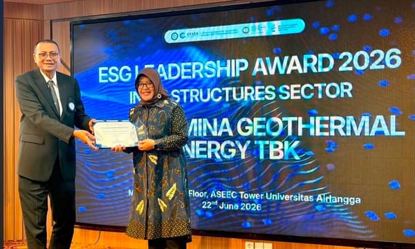 PGE Raih Sector Champion pada ESG Leadership Award di ASBIF 2026
