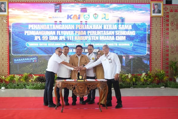 Tingkatkan Keselamatan Masyarakat, PTBA Bangun Flyover Simpang Belimbing dan Ujan Mas