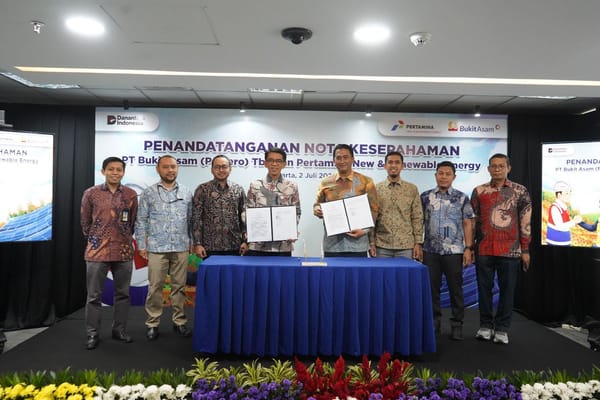 Perluas Portofolio Hijau Nasional, Pertamina NRE Siap Akselerasi Pembangunan PLTS di Lahan Pascatambang PTBA