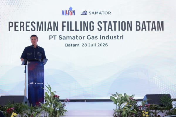 Kebutuhan Gas Meningkat, Samator Resmikan Filling Station Berbasis Teknologi di Batam