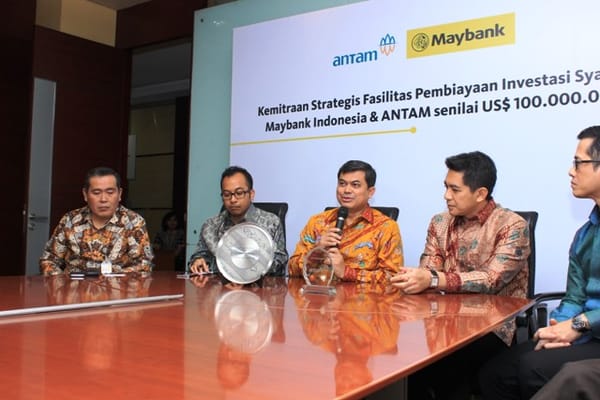 Antam Raih Fasilitas Pembiayaan Investasi Syariah US$ 100 Juta