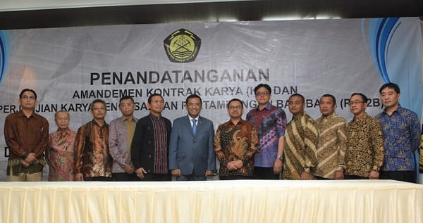 Ada 21 Perusahaan Tambang Tandatangani Amandemen KK dan PKP2B