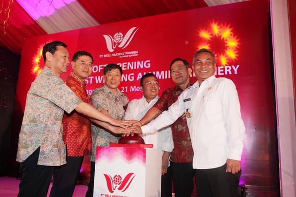 Komitmen Pada Hilirisasi; PT. WHW Tuntaskan Pembangun Pabrik Pengolahan dan Pemurnian Bauksit Tahap I di Ketapang