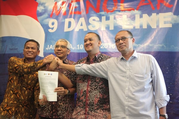 Empat Asosiasi Profesi Layangkan Nota Keprihatinan Atas 9 Dash Line Tiongkok