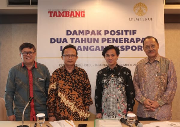 LPEM UI : Larangan Ekspor Mineral Mentah Sukses Tekan Tambang Ilegal