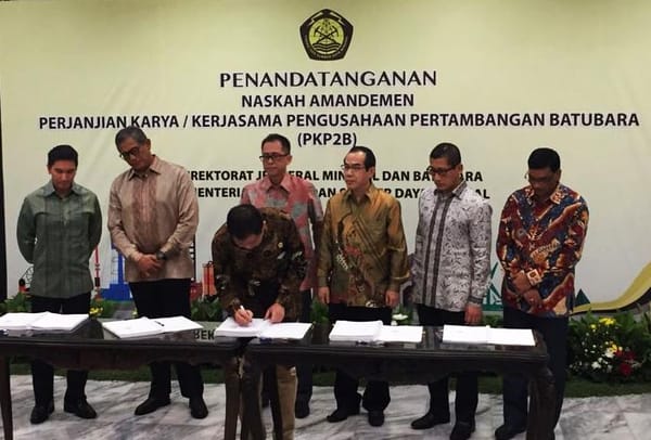Menteri ESDM Dan 13 PKP2B Tandatangani Amandemen Kontrak