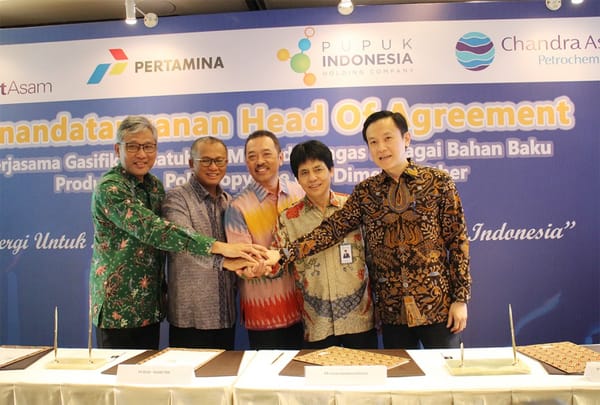 Penandatanganan Head of Agreement Hilirisasi Batubara untuk Nilai Tambah Batubara