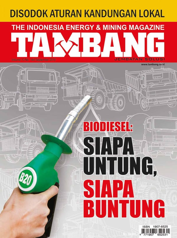 Majalah TAMBANG No 144 Edisi September 2018