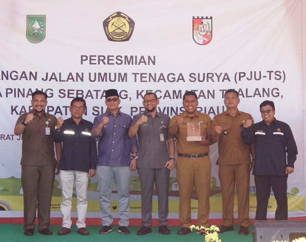 Bantuan 253 titik Penerangan Jalan Umum Tenaga Surya