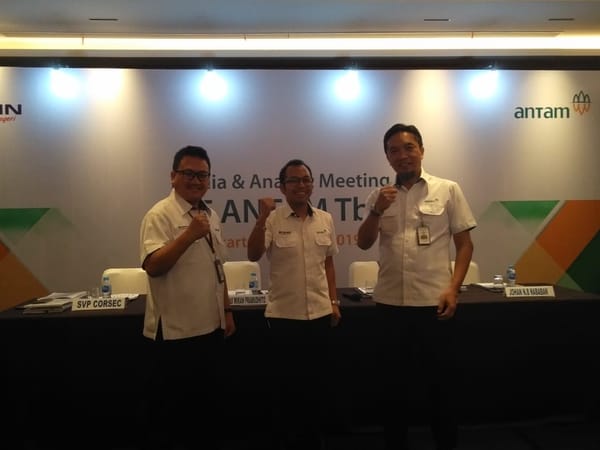 Laba Bersih ANTAM Naik 541 Persen