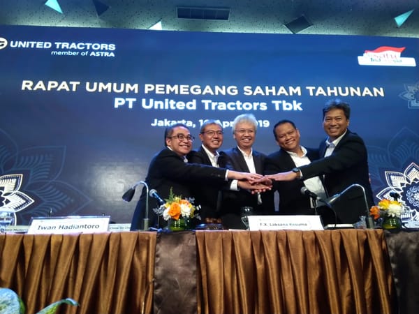 Sukses di  Pamapersada, Frans Kesuma Kini Pimpin United Tractors