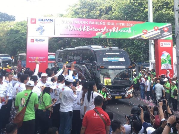 Program Mudik Bareng Bukit Asam, Berangkatkan 2.628 Pemudik
