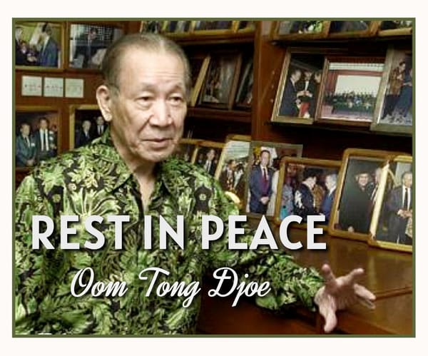 Obituari: Tong Djoe ,Sosok Penting Dibalik Berdirinya Pertamina