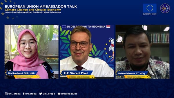 Perluas Agenda Hijau-nya, Uni Eropa Berikan Kuliah Umum