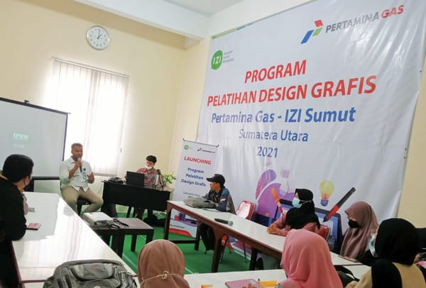 Sub Holding Gas Pertamina Gelar Pelatihan Design Grafis