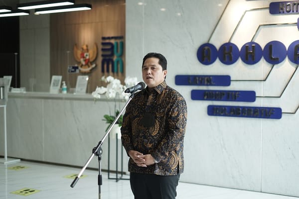 PLN BB Ditutup, Menteri Erick: Agar Rantai Pasok Aman