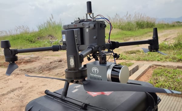 Terra Drone Indonesia Lakukan Pemetaan Topografi Konstruksi Penampungan Air untuk Suplai PLTU