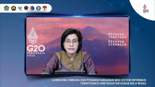 Menkeu Sri Mulyani Luncurkan Sistem Informasi Mineral dan Batubara Antar Kementerian dan Lembaga (SIMBARA)