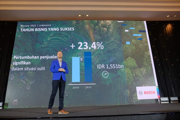 Sepanjang 2021, Pendapatan Penjualan Bosch Naik 23 Persen