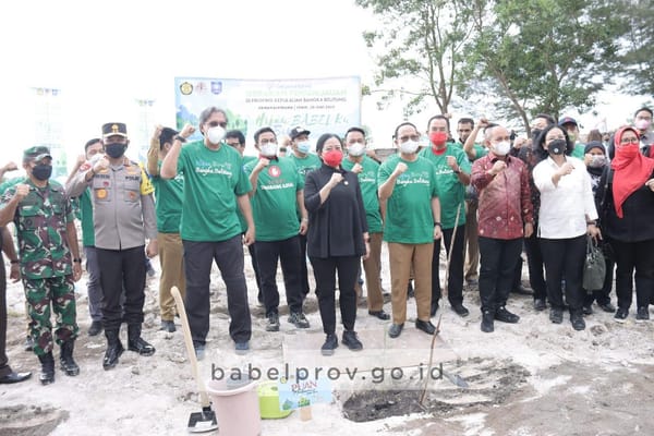 Pj Gubernur Ridwan Gelar Aksi Penghijauan Provinsi Babel