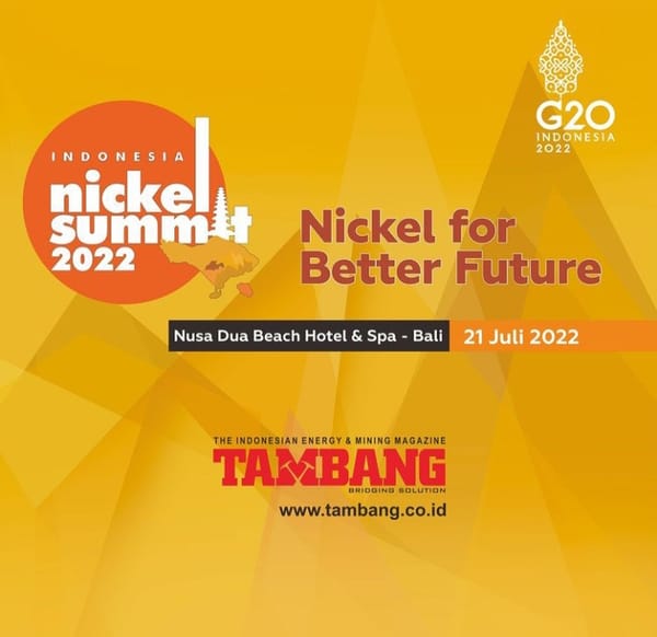 Semarak Presidensi G20, Majalah TAMBANG Gelar Nickel Summit di Nusa Dua Bali