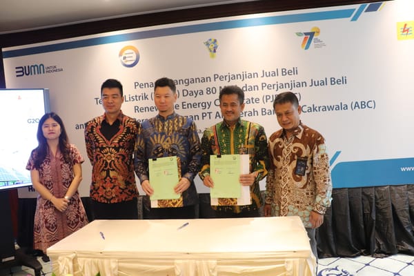 Dukung Energi Hijau, CNGR Tandatangani Kesepakatan dengan PLN