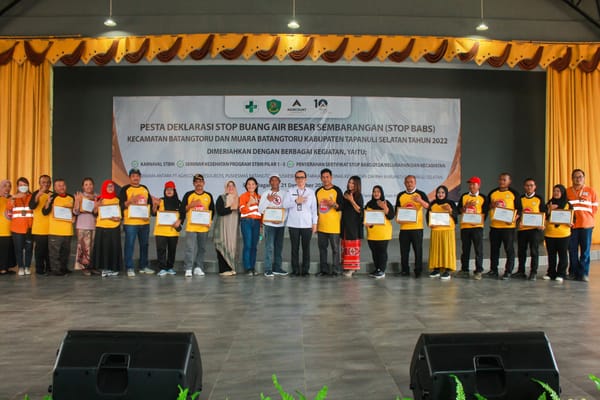 Agincourt Resources Inisiasi Program Stop BABS di 2 Kecamatan Tapanuli Selatan