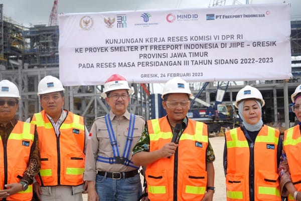 Komisi VI Optimis Smelter Manyar Freeport Majukan Ekonomi Jatim 