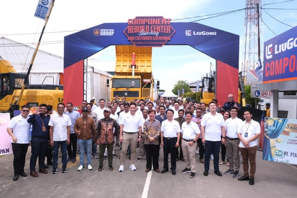 Produsen Alat Berat Tiongkok Resmikan Component Rebuilt Center di Balikpapan