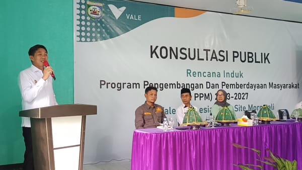 VALE Gelar Konsultasi Publik RI-PPM, Bupati Morowali: Contoh Positif Bagi Pelaku Usaha Tambang