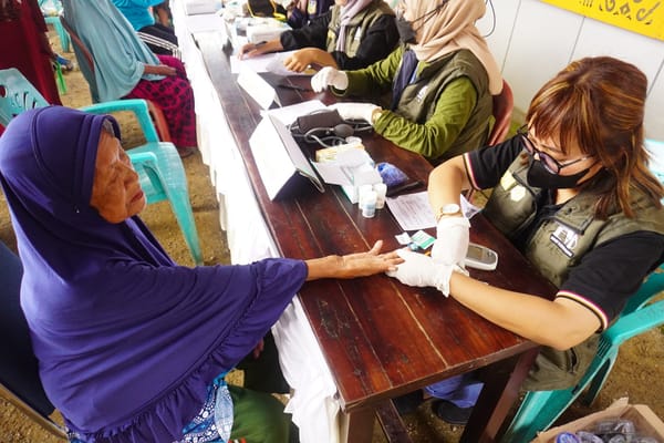 Peringati HAN 2023, PT GKP Adakan Pemeriksaan Kesehatan Gratis