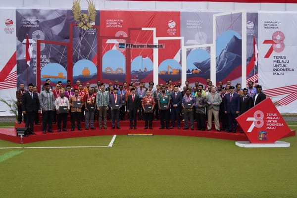 Rayakan HUT Ke-78 RI, PT Freeport Indonesia Gaungkan Semangat “KITA SATU” untuk Indonesia Maju
