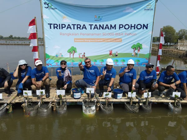 Dukung Cegah Perubahan Iklim, TRIPATRA Tanam 50.000 Pohon