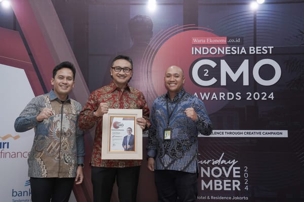Sukses Jawab Tantangan Global,Pertagas Raih Penghargaan Indonesia Best Chief Marketing Officers (CMO) Award 2024