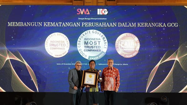 PLN EPI Dinobatkan Sebagai Trusted Company Di Ajang CGPI 2024