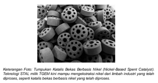 TGEM Targetkan Produksi 3.200 Ton MHP Nikel pada 2025 dengan Peningkatan Kemampuan Teknologi STAL