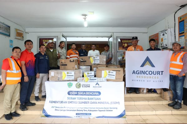 PTAR Dukung Penyaluran Bantuan KESDM Untuk Korban Banjir Di Desa Garoga Dan Sekitarnya