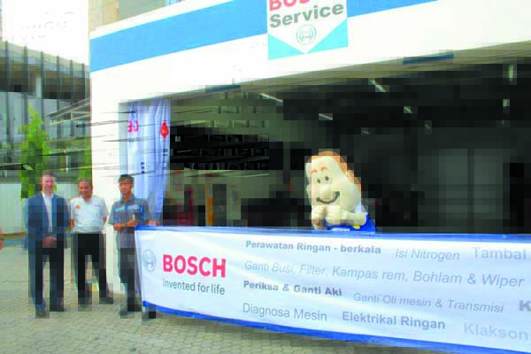 Bengkel Bosch Lengkapi SPBU Shell